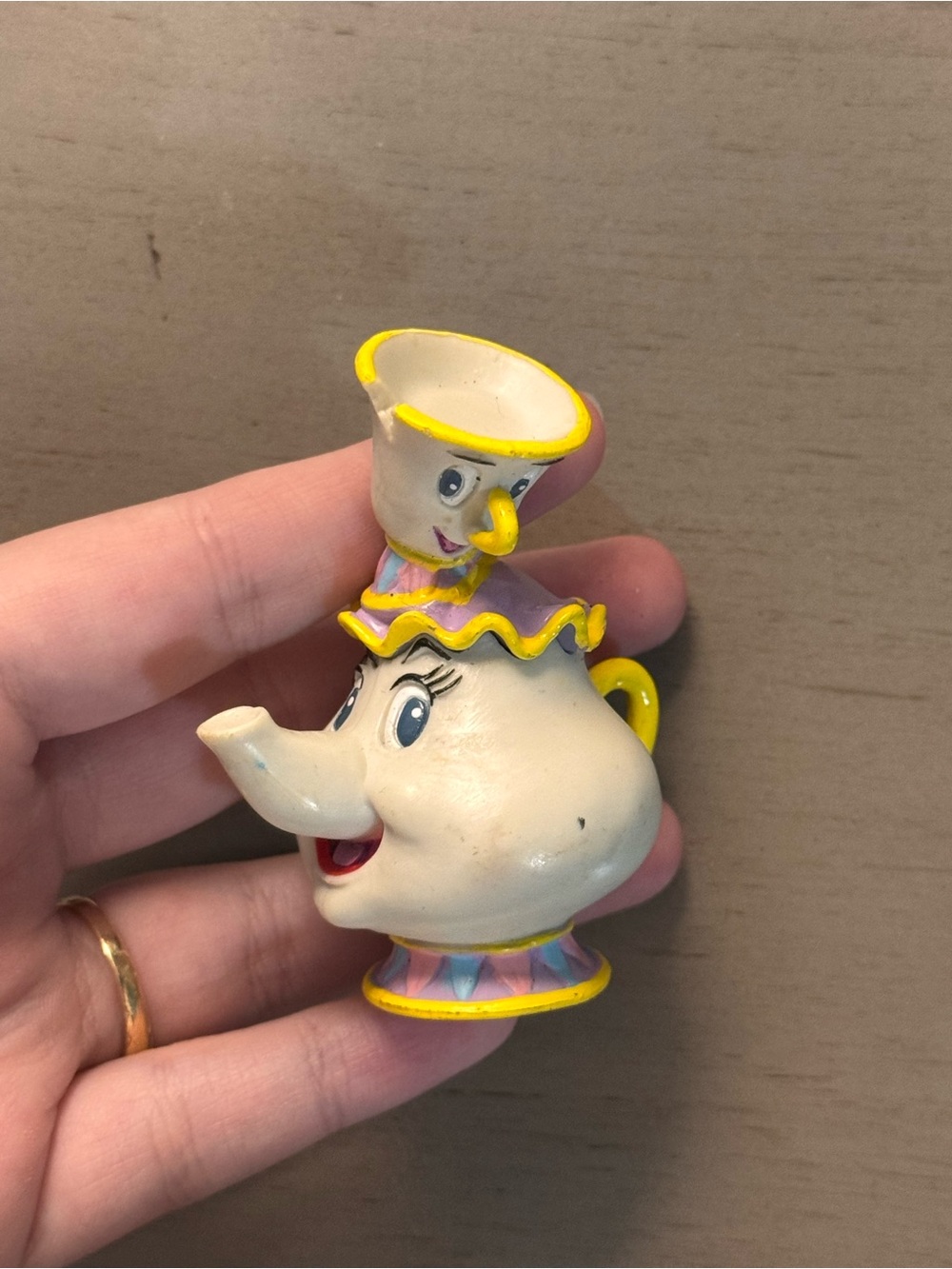 Disney's "Beauty & The Beast" Mrs Potts & Chip PVC Figure Toy